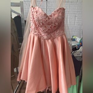 PINK GRADUATION DRESS FROM MARLAS